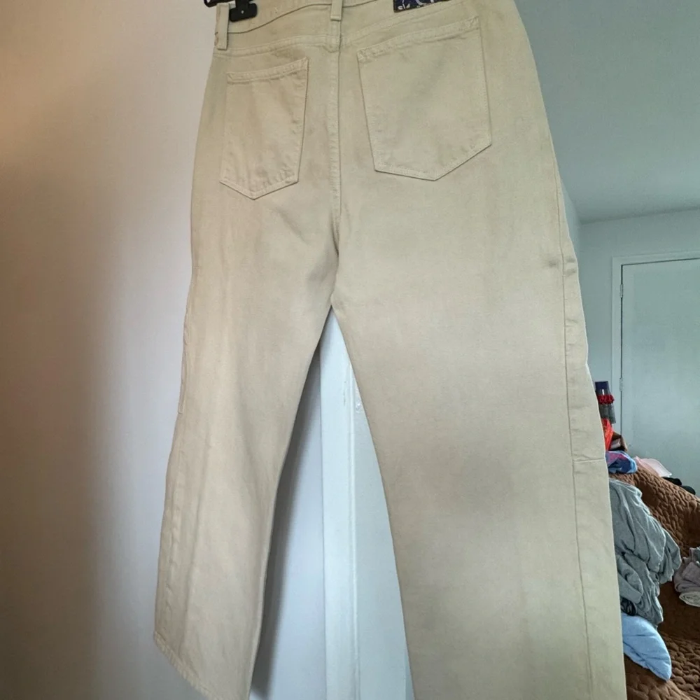 BSides B SIDES Slim Lasso Jeans sz 26 Tan Overdye RARE!! Worn only a few times - Picture 3 of 7